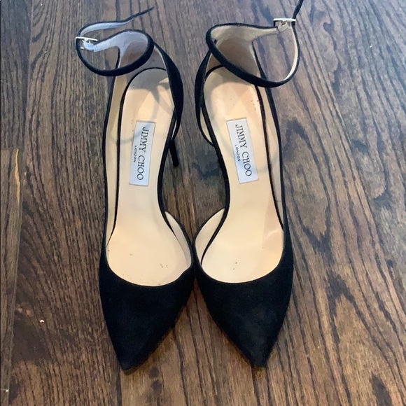 Lucy 100 Black suede Jimmy Choo Pump - Picture 3 of 9